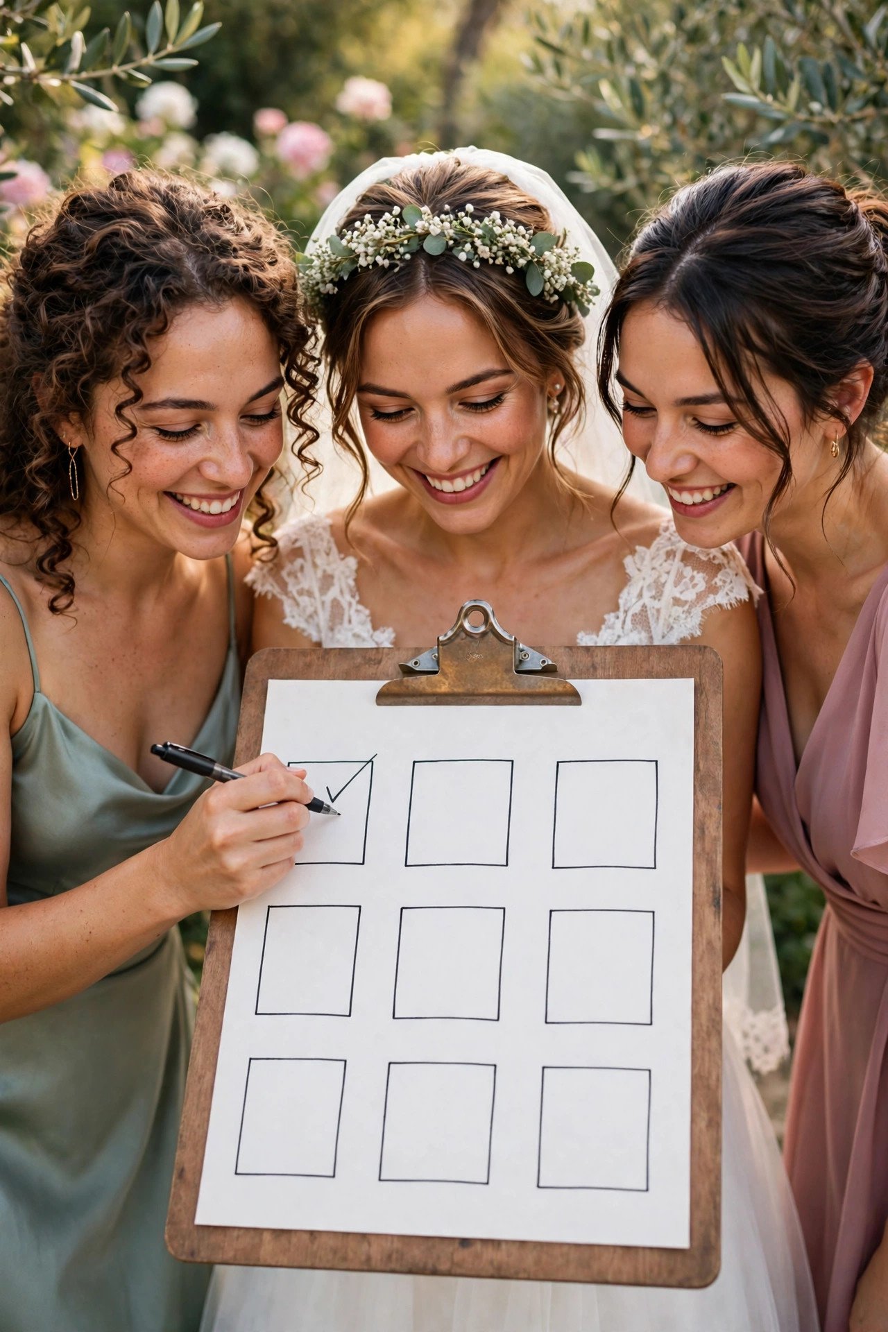 The Friendly Checklist Alternative — bridal party guidance for a 2027 wedding