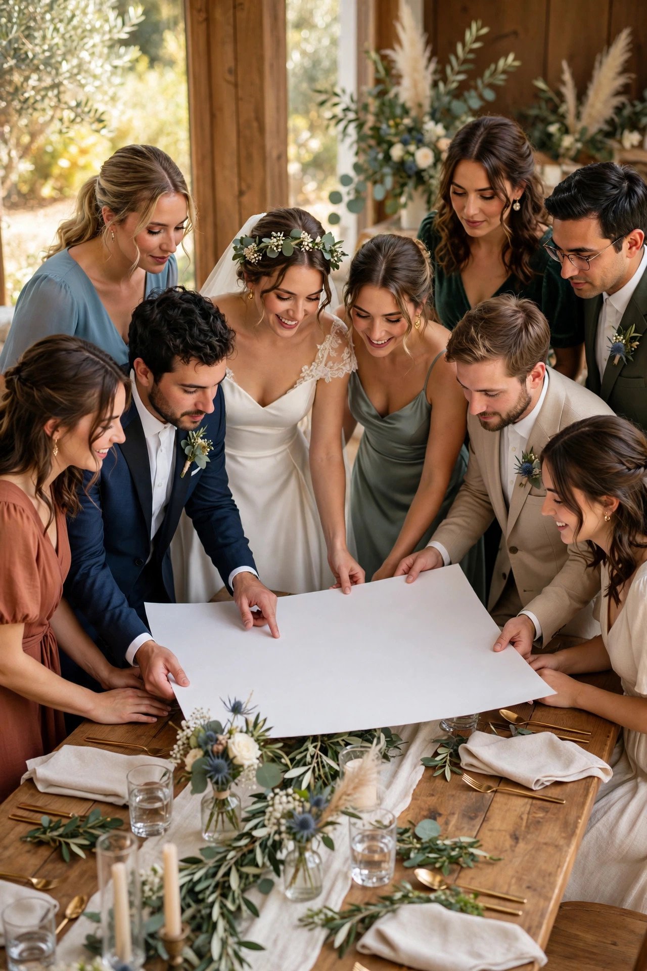 Written Notes Help Big Parties — bridal party guidance for a 2027 wedding