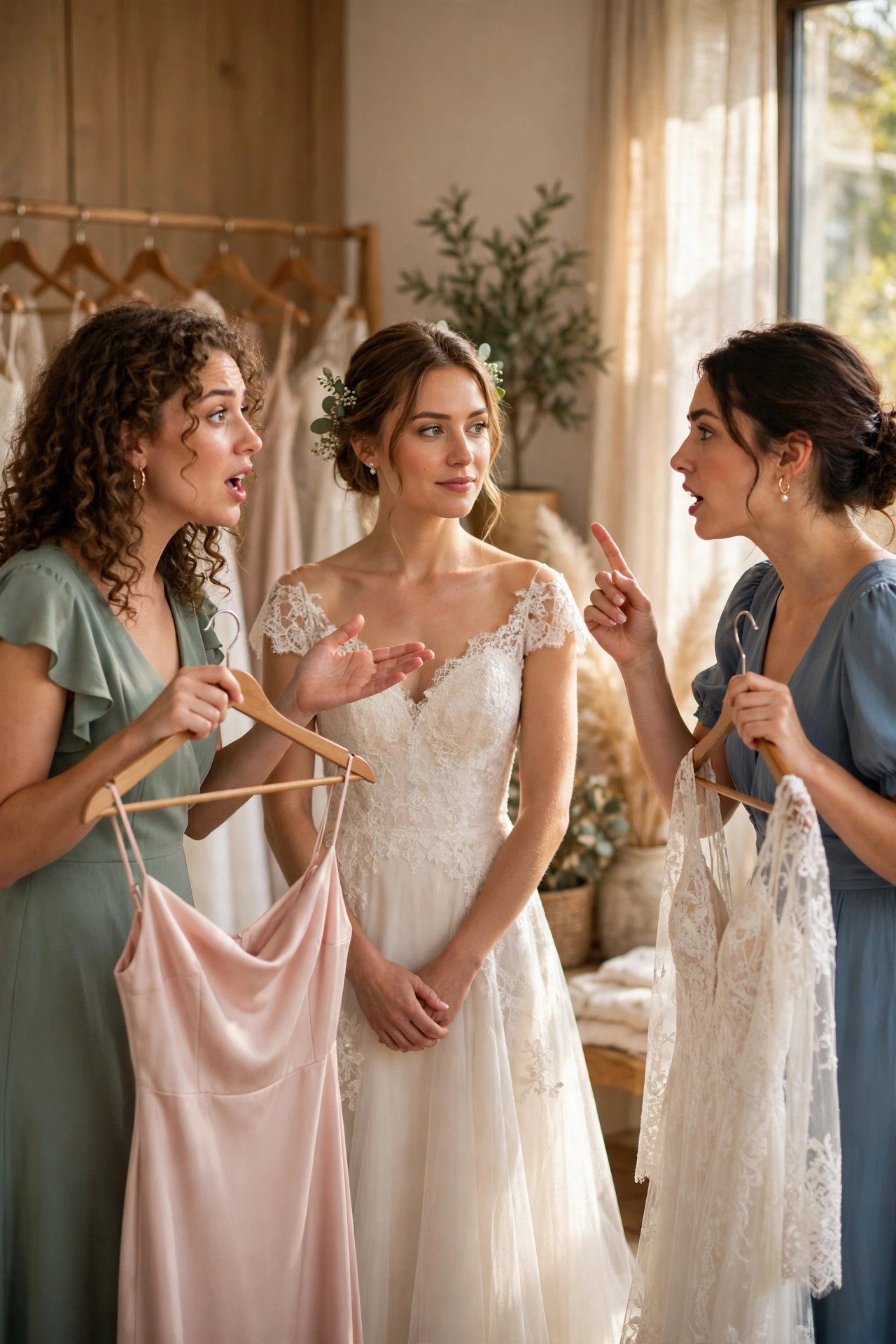 Dress Disagreements — bridal party guidance for a 2027 wedding