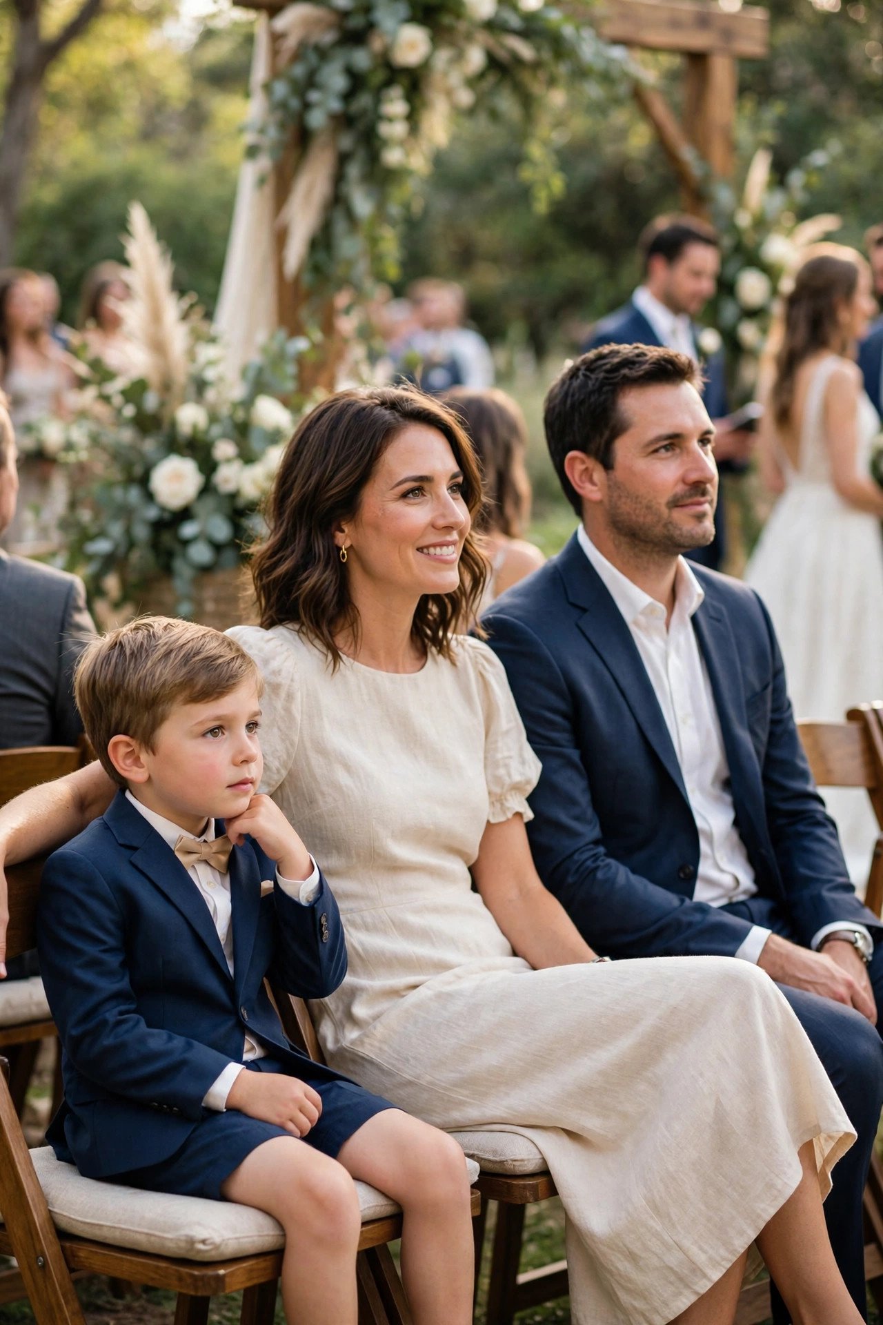 Sitting With Family After Delivery — wedding party guide photo