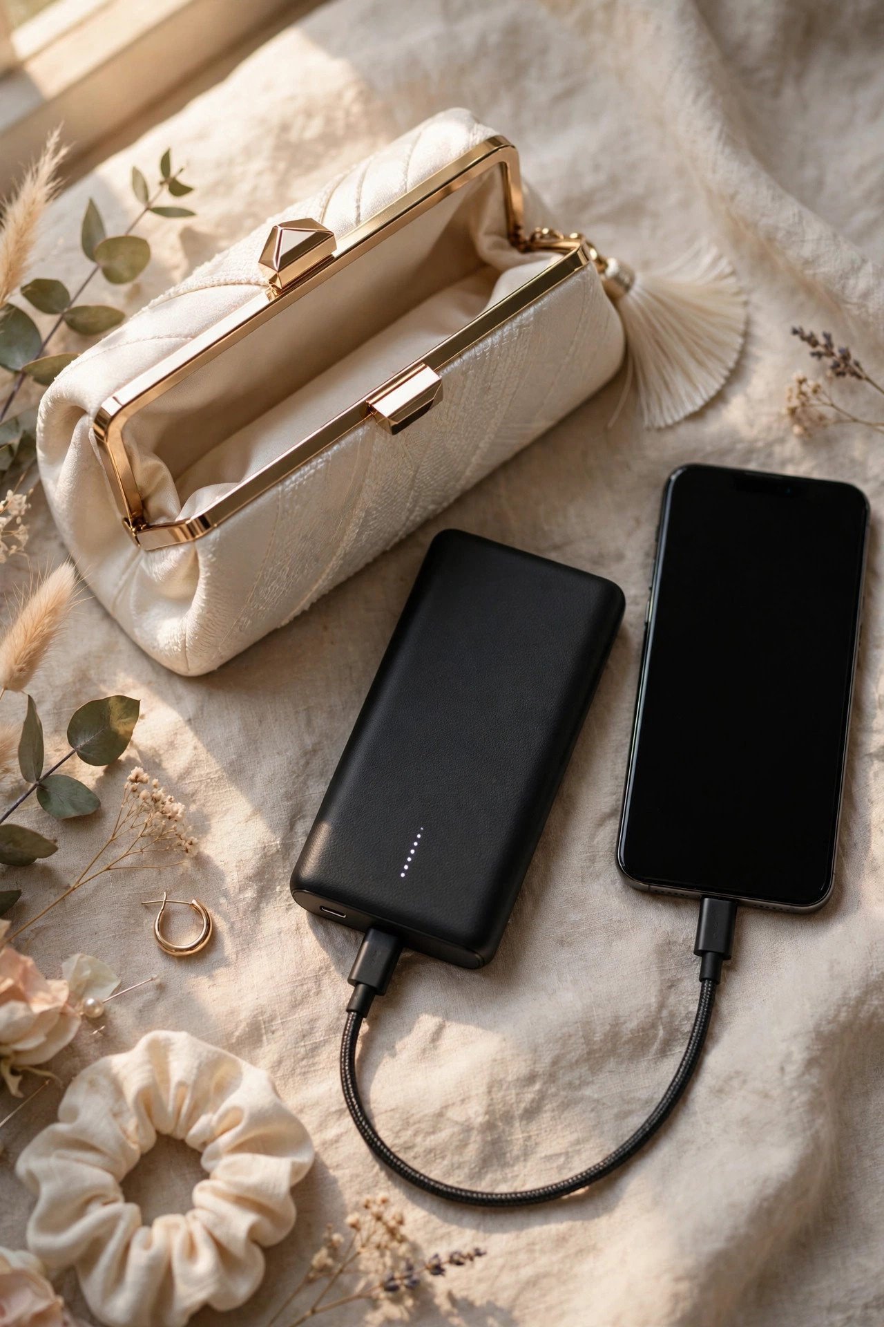 Maid of honor emergency kit item for a 2027 wedding — Phone Charger and Power Bank