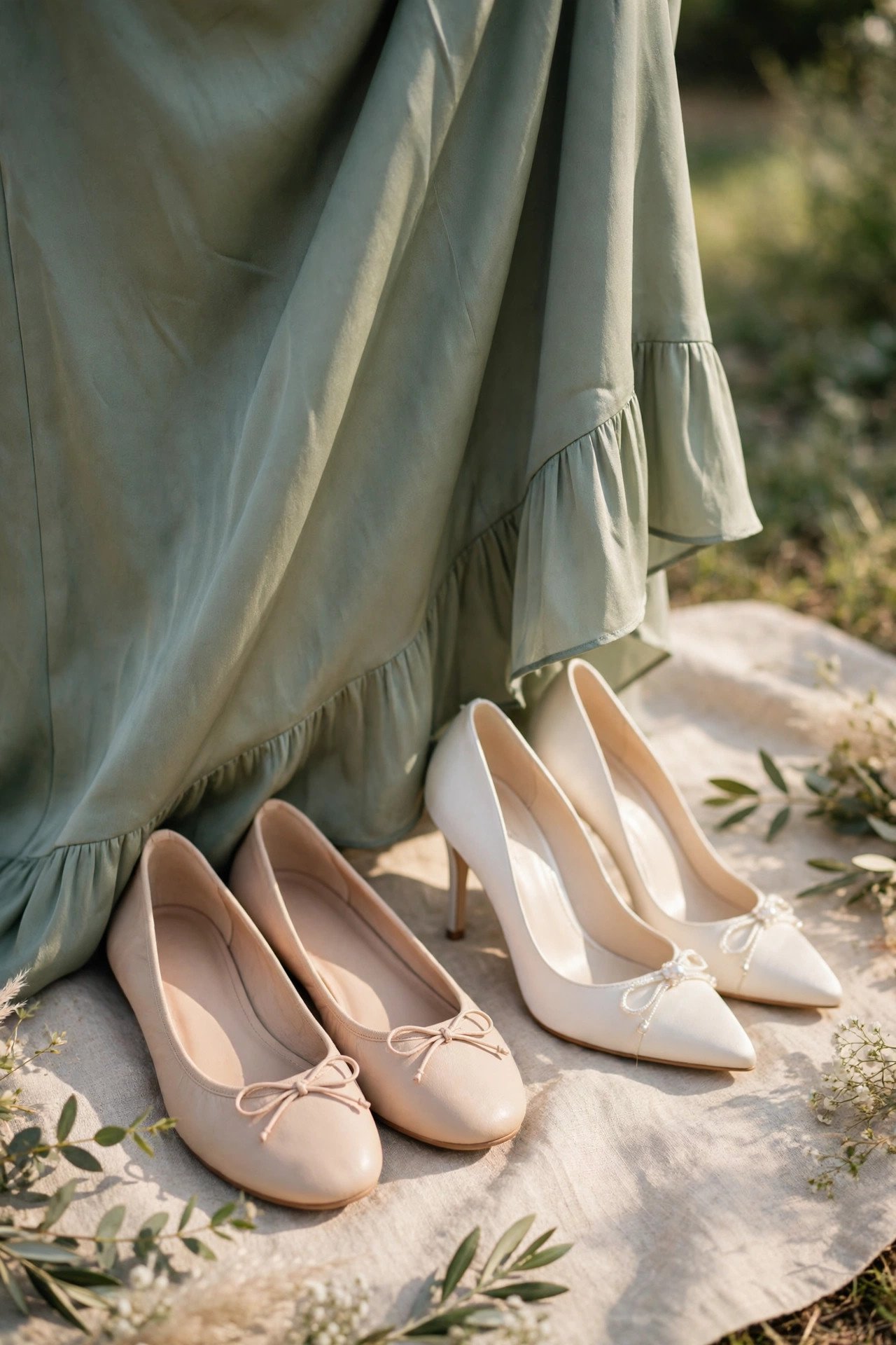 Maid of honor emergency kit item for a 2027 wedding — Comfortable Backup Flats