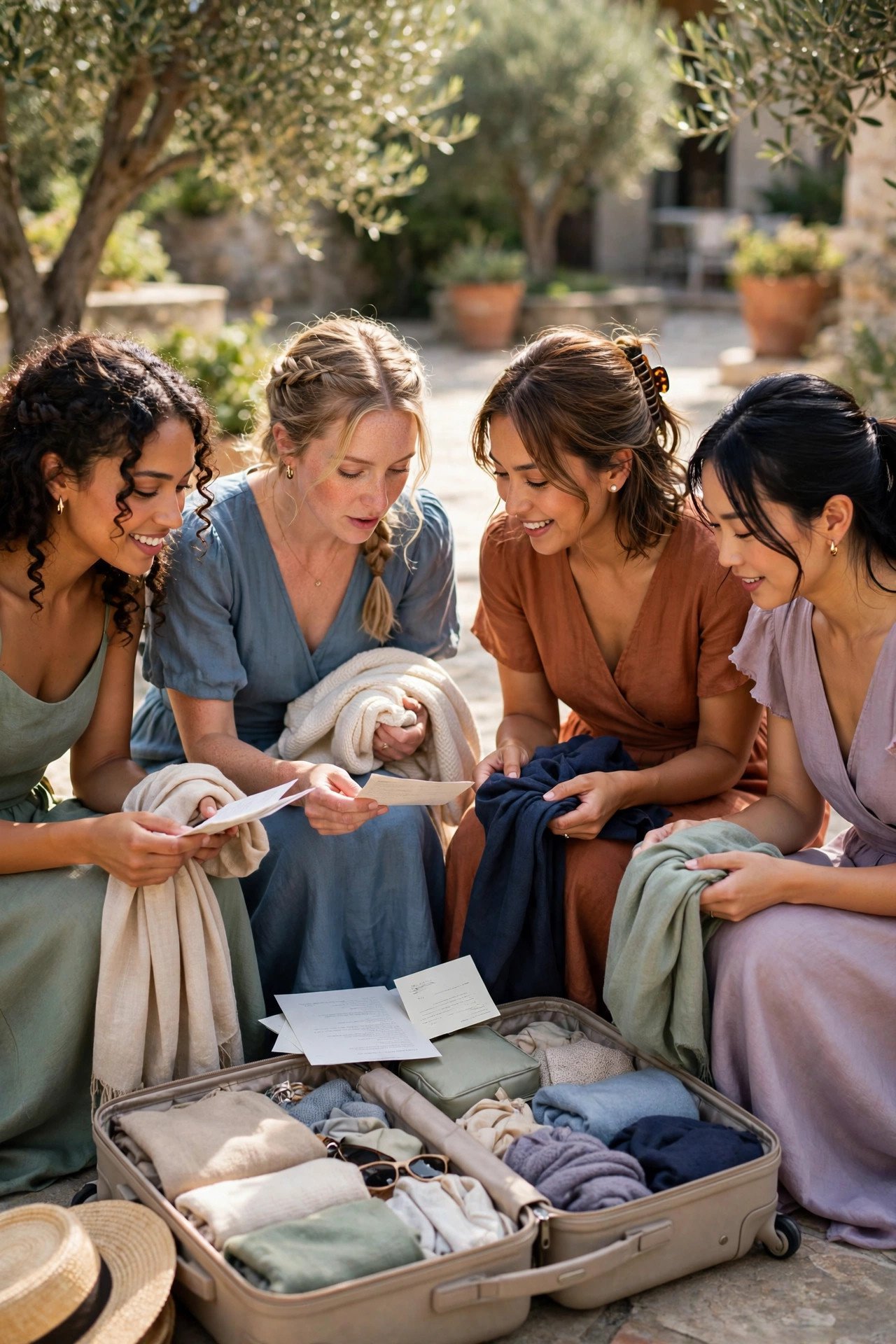 Bridal party travel coordination step for a 2027 wedding — Share Weather and Dress-Code Travel Notes