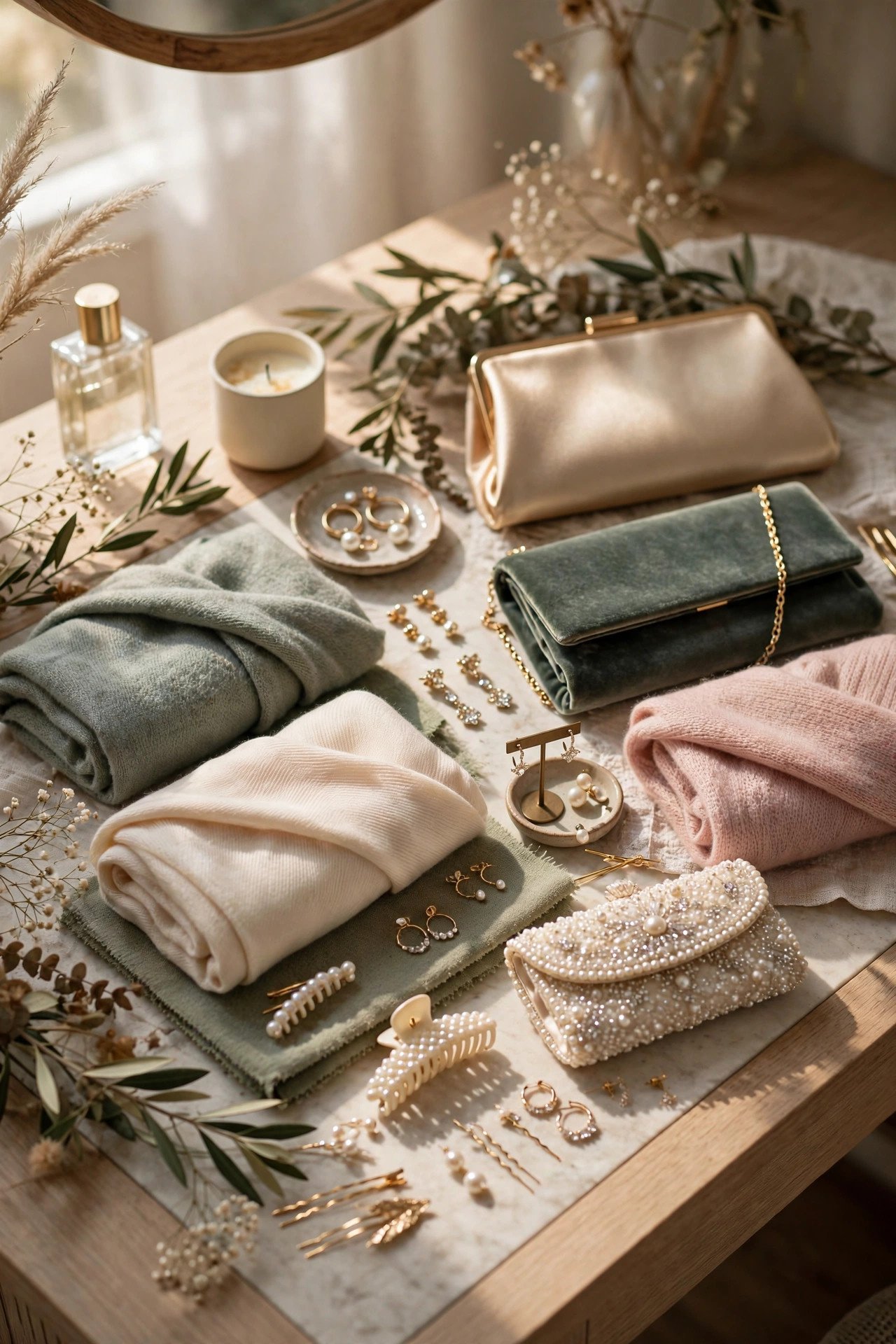 Bridesmaid dress timeline step for a 2027 wedding — 4 Months Out: Order Accessories and Wraps