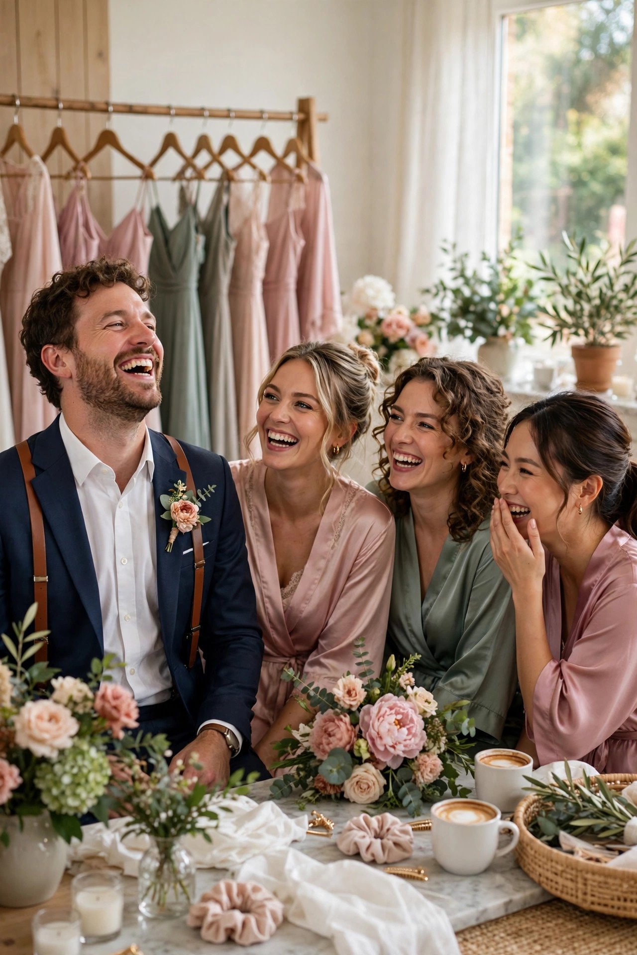 Getting Ready with the Bridal Party — illustrating a bridesman duty at a 2027 wedding