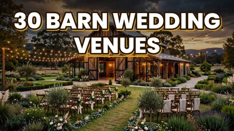 30 Barn Wedding Venues (2027)