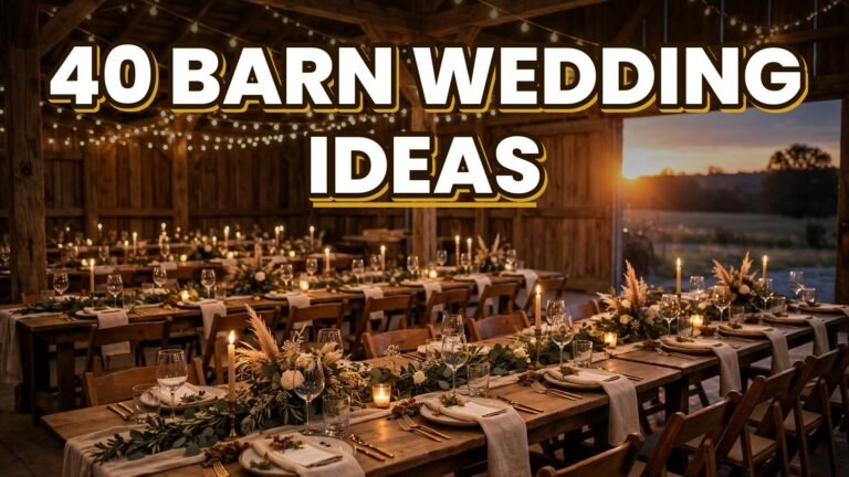 40 Barn Wedding Ideas (2027)