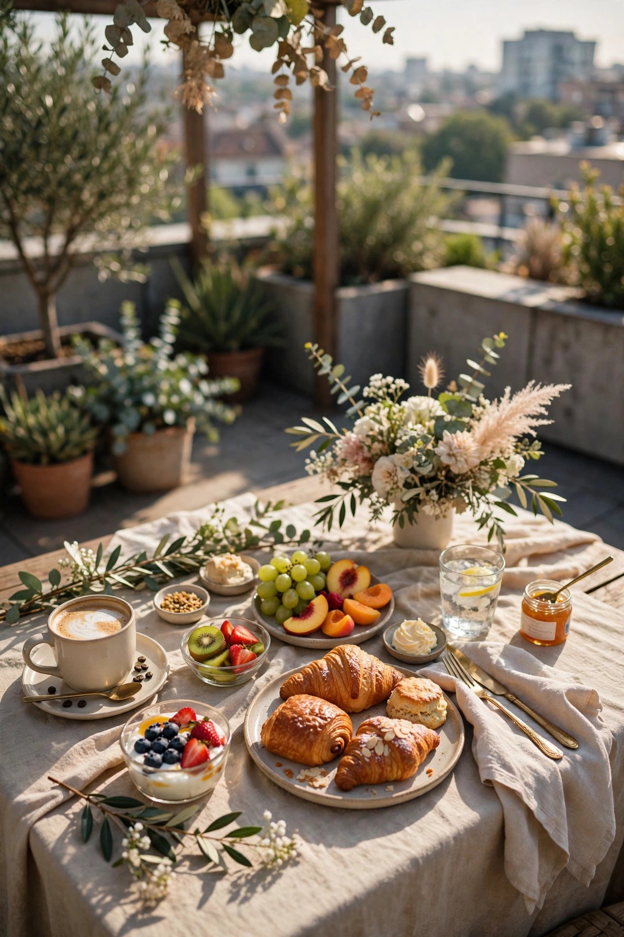 Morning-After Rooftop Brunch — showing a rooftop wedding idea for a 2027 celebration