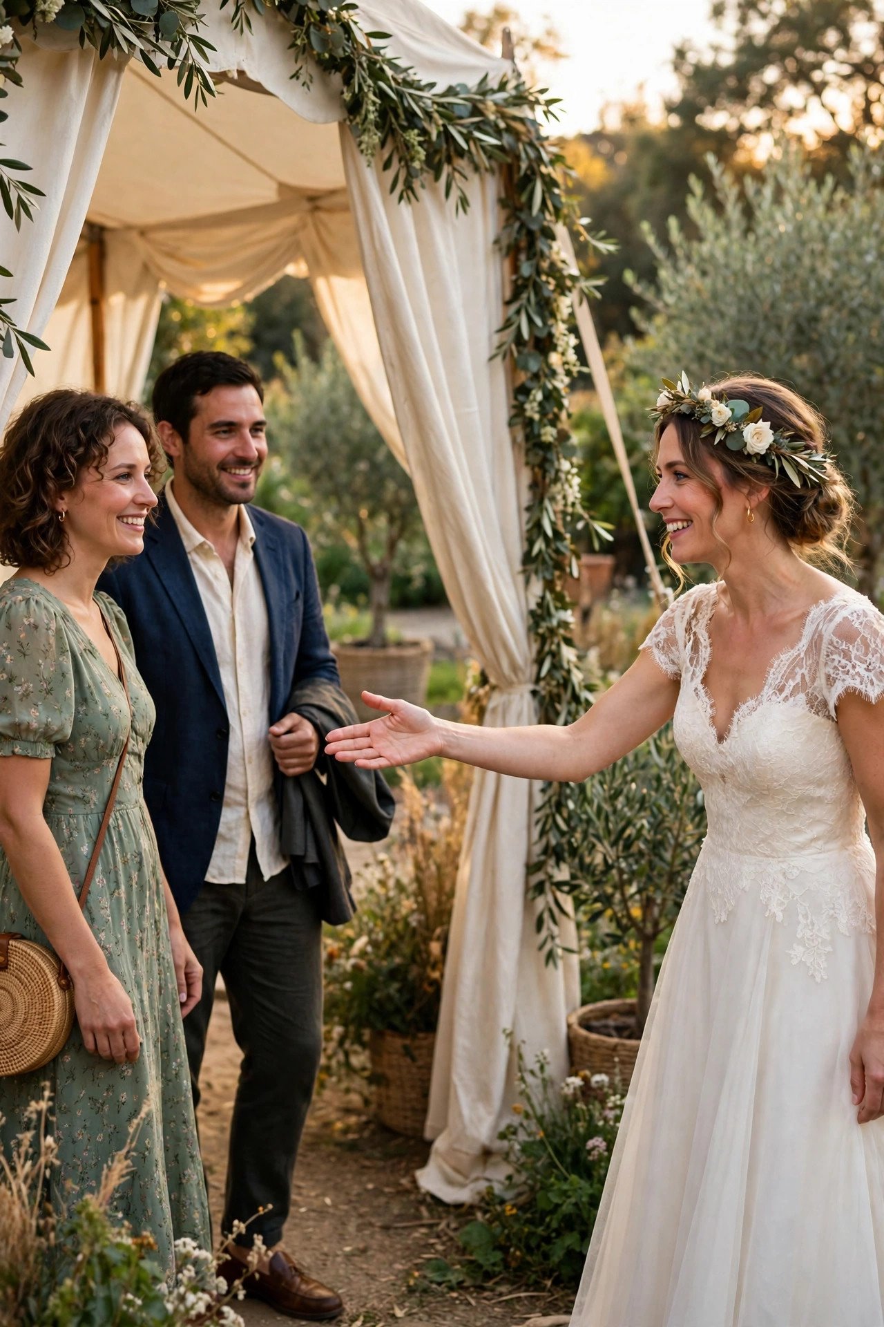 Guest Communication That Prevents Problems — explaining one part of planning a tented reception for a 2027 wedding