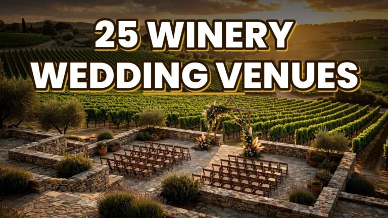 25 Winery Wedding Venues (2027)