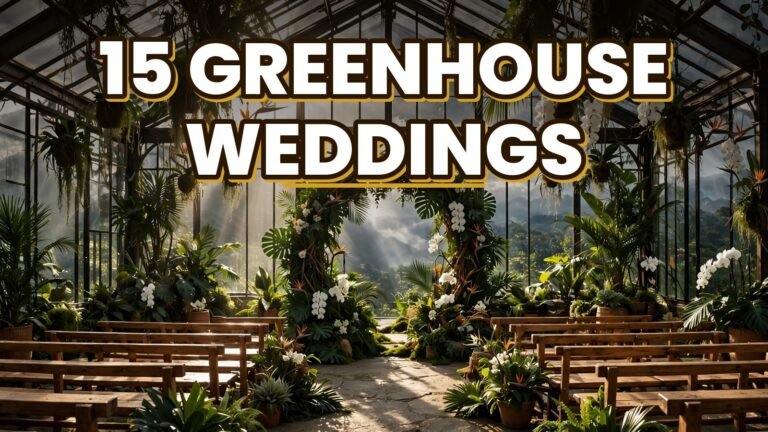 15 Greenhouse Weddings (2027)