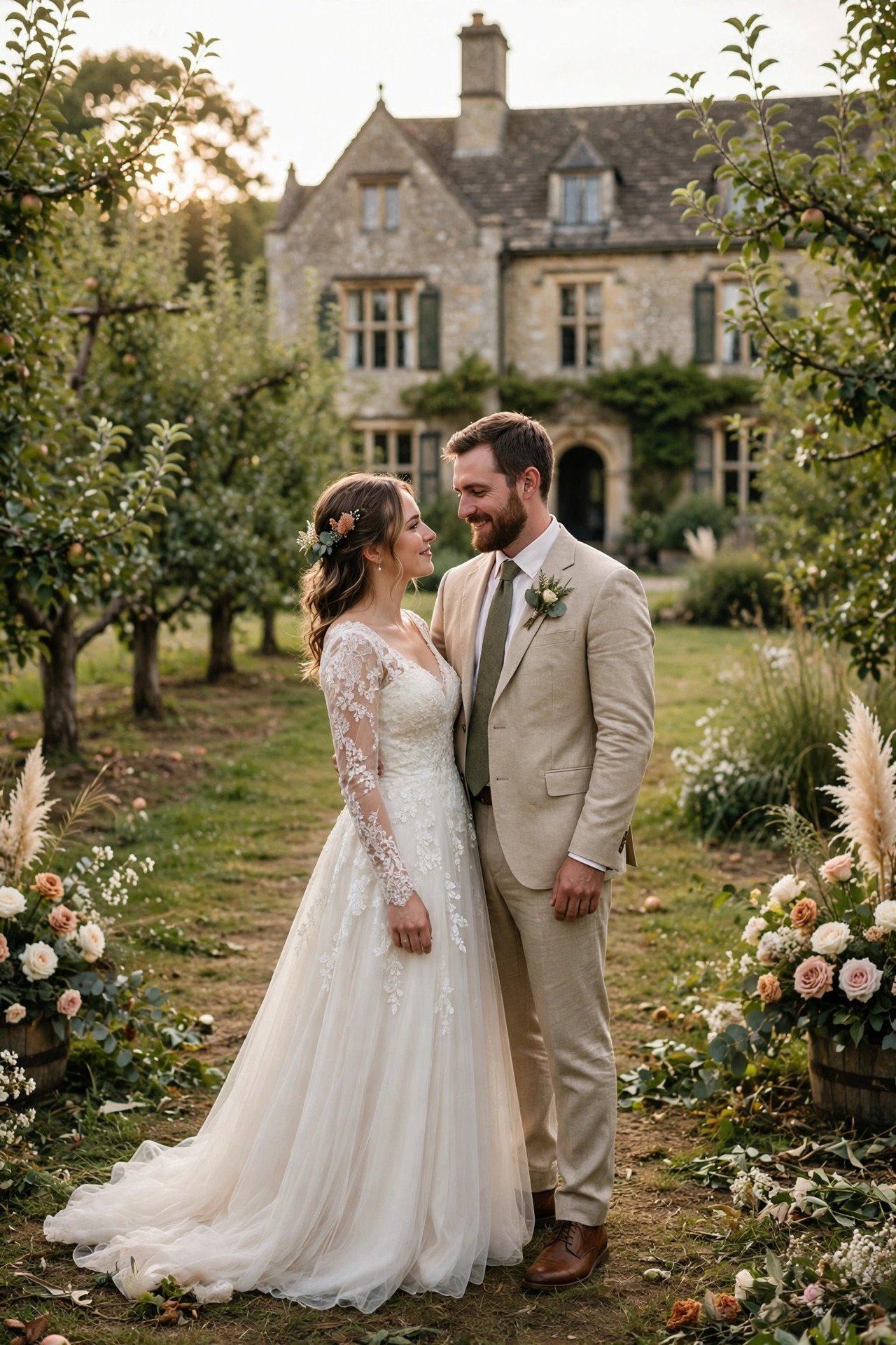 Orchard wedding venue: A Historic Orchard Estate with a Manor House