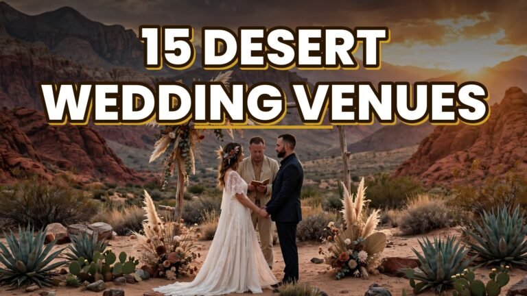 15 Desert Wedding Venues (2027)