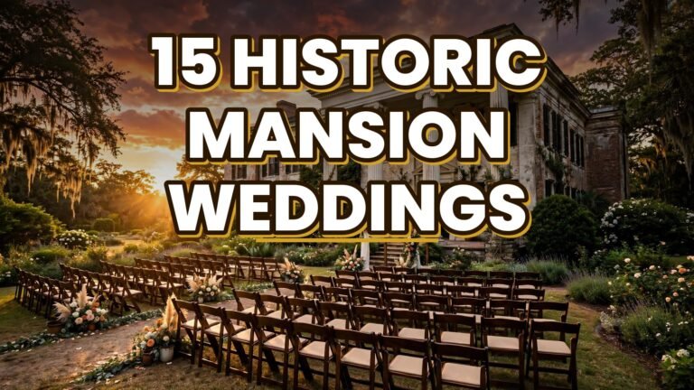 15 Historic Mansion Weddings (2027)