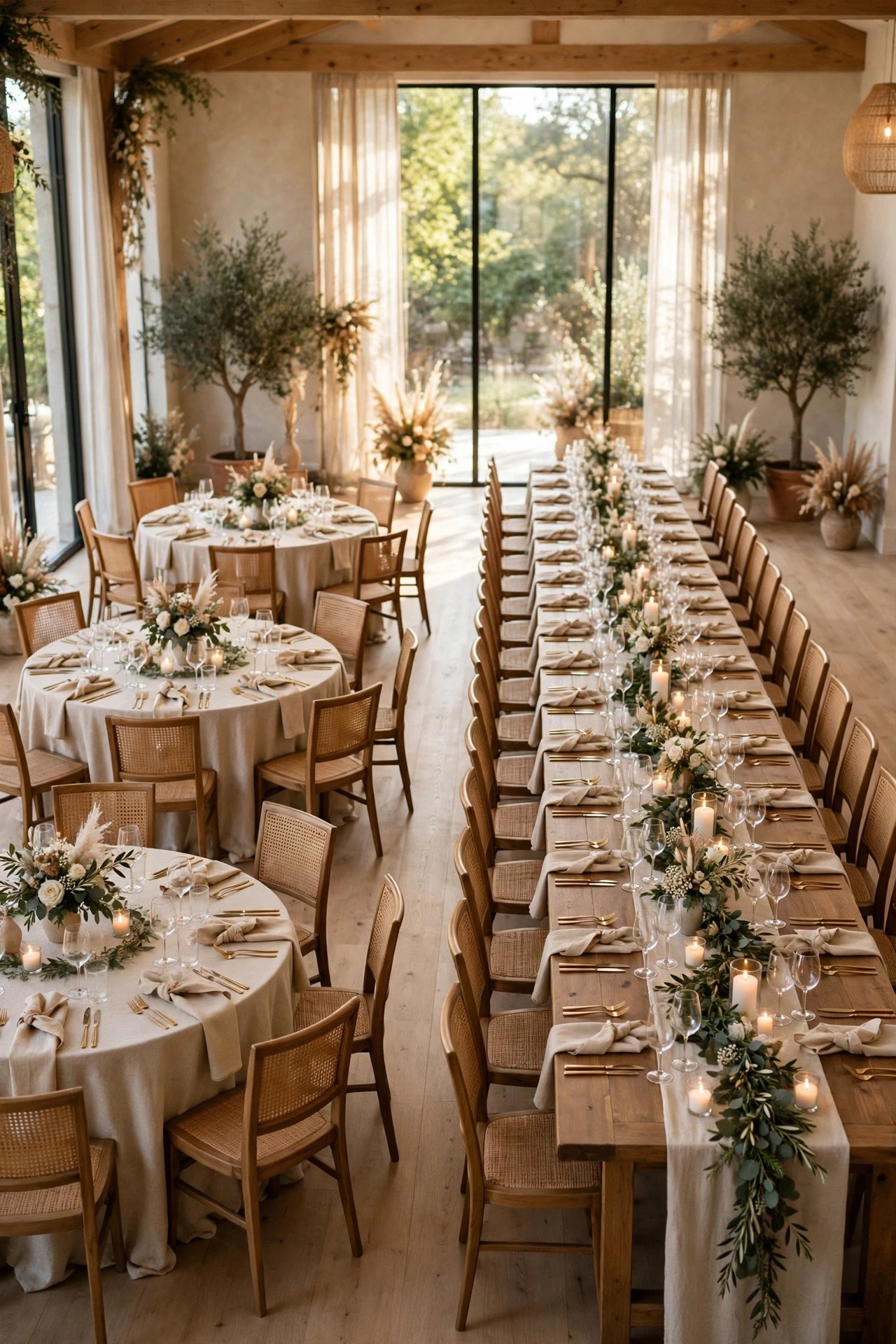 Round Tables Versus Banquet Tables: Space Maths — wedding venue idea