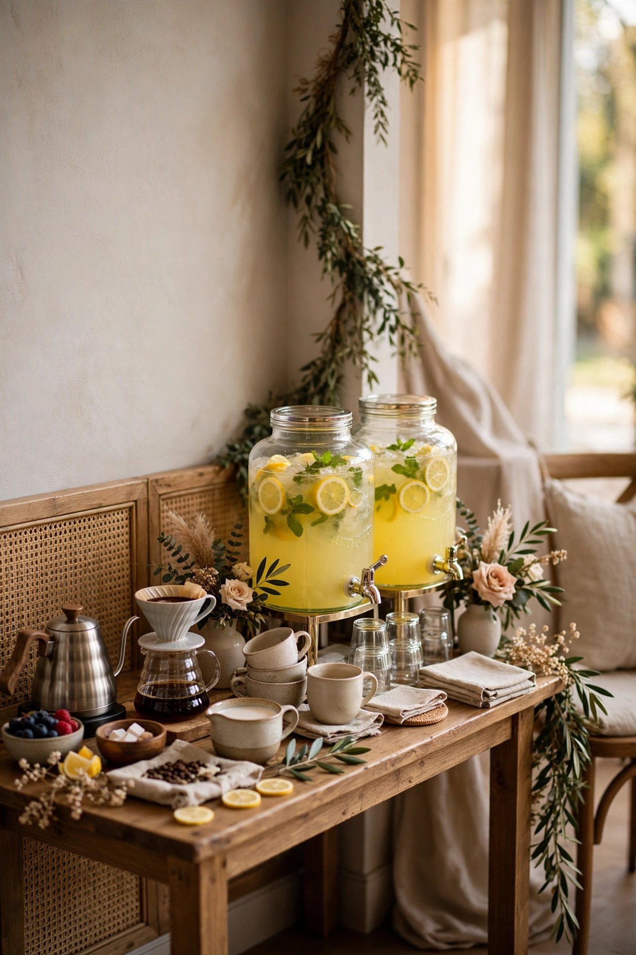 The Drinks Station and Bar Footprint — wedding venue idea