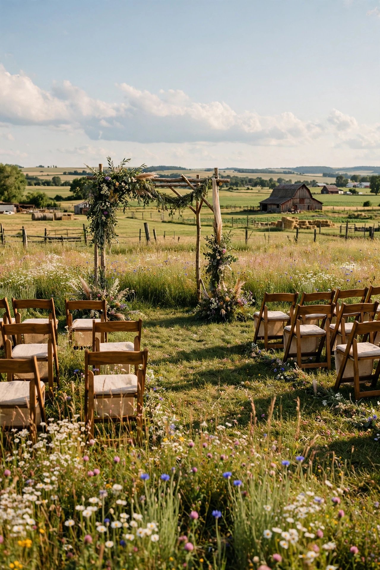 A Working Farm With a Wedding Meadow — wedding venue idea