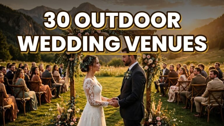 30 Outdoor Wedding Venues (2027)
