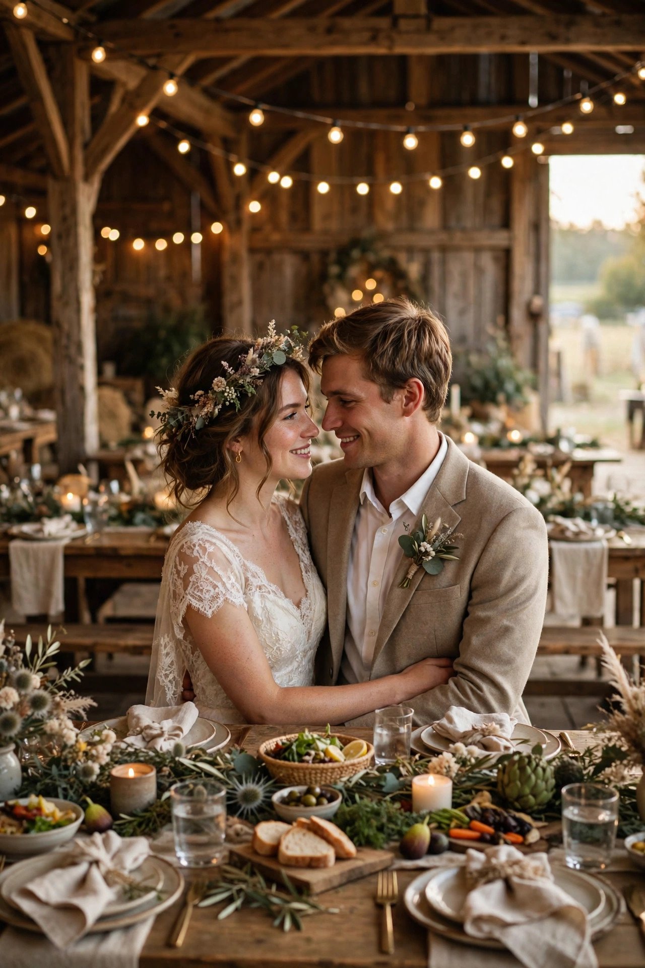 Barn and Farm Venues With In-House Catering — an all-inclusive wedding venue in this style