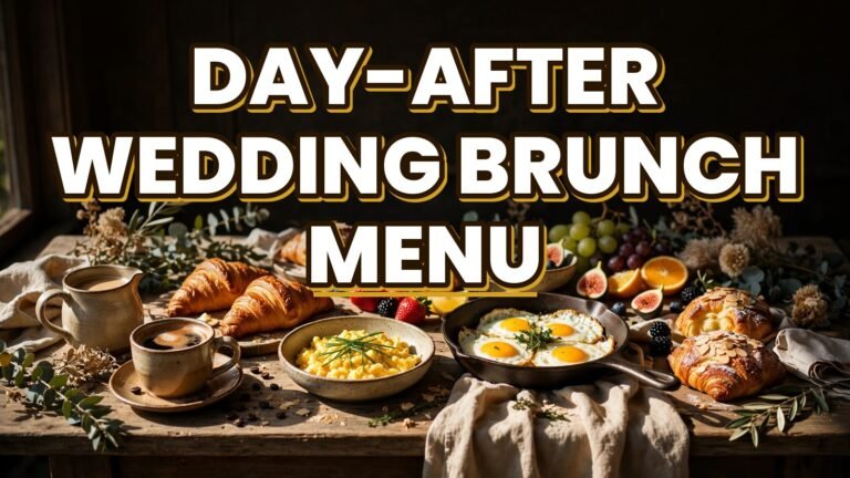 Day-After Wedding Brunch Menu (2027)