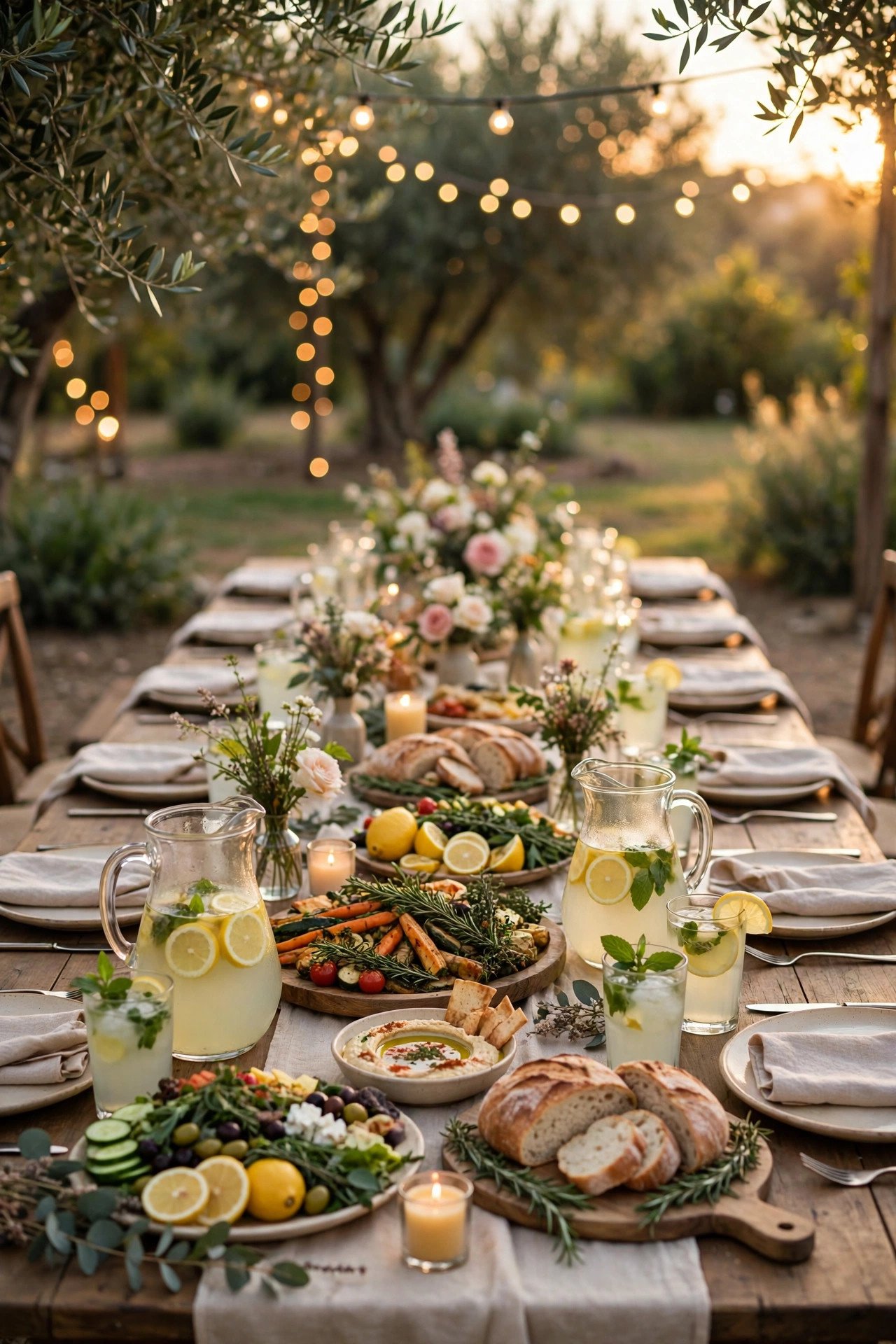 Family-Style for Outdoor Weddings — wedding catering detail for a 2027 reception
