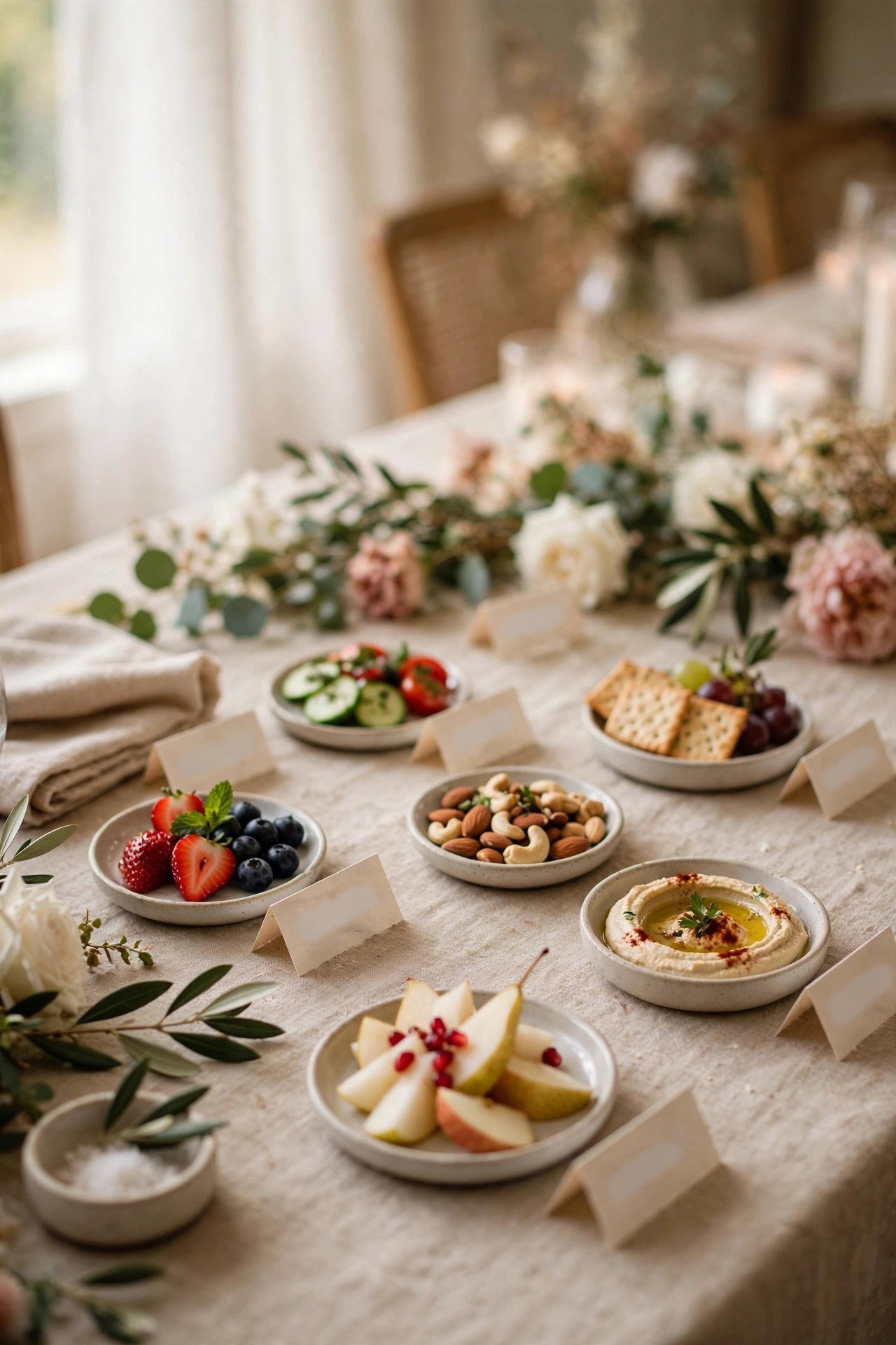 Allergies and Shared Platters — wedding catering detail for a 2027 reception