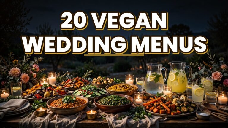 20 Vegan Wedding Menus (2027)