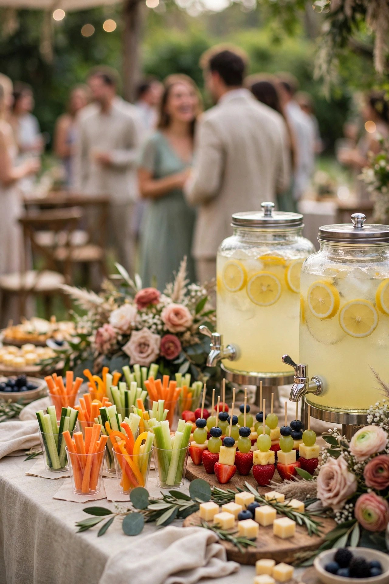 Watch the Welcome Hour Snacks at a wedding reception
