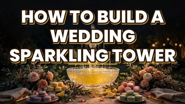 How to Build a Wedding Sparkling Tower (2027)