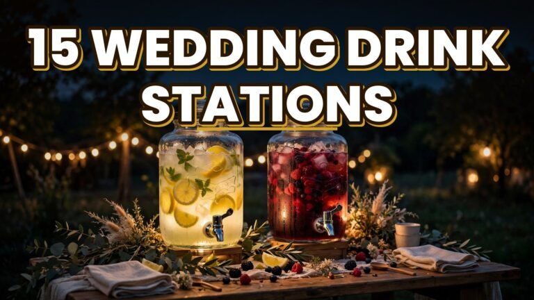 15 Wedding Drink Stations (2027)