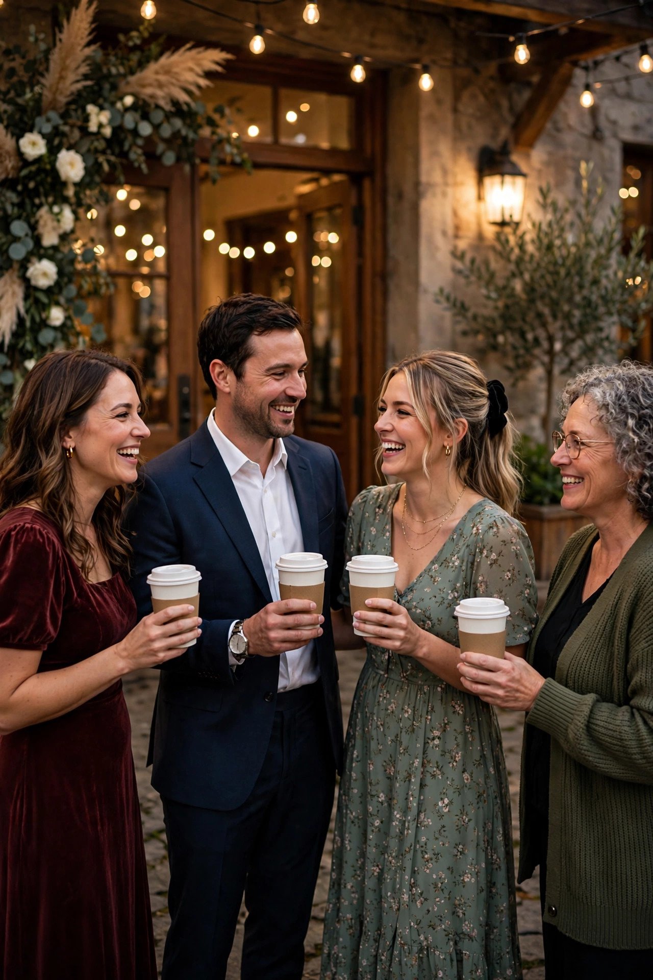 To-Go Cup Finale at a wedding reception