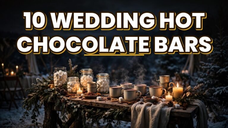 10 Wedding Hot Chocolate Bars (2027)