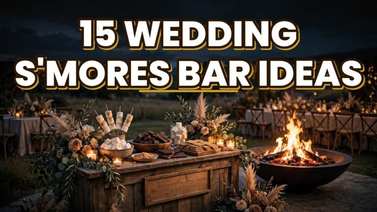 15 Wedding S’mores Bar Ideas (2027)
