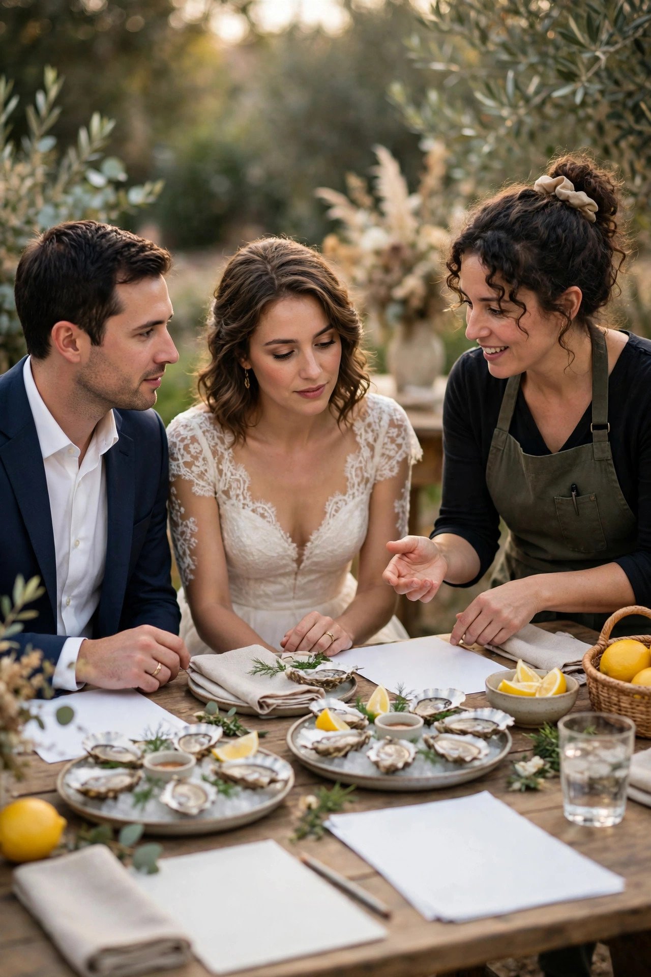 Wedding oyster bar photo showing budgeting the bar honestly