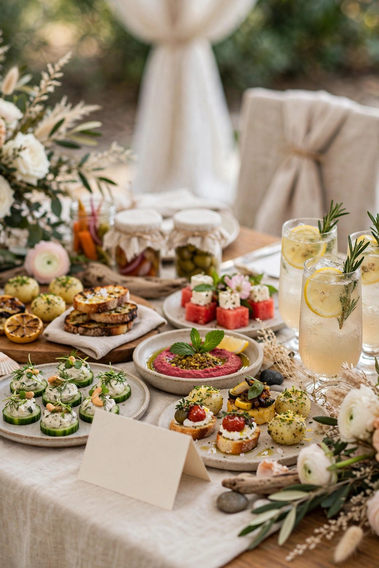 Wedding oyster bar photo showing alternatives with the same spirit