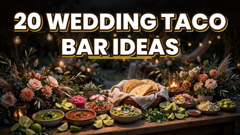 20 Wedding Taco Bar Ideas (2027)