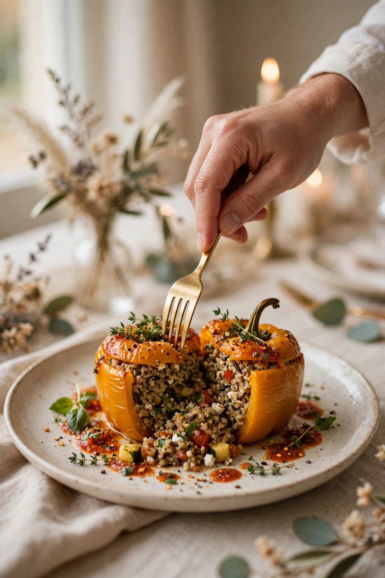 Wedding food tasting checklist item: taste the vegetarian main, not a promise