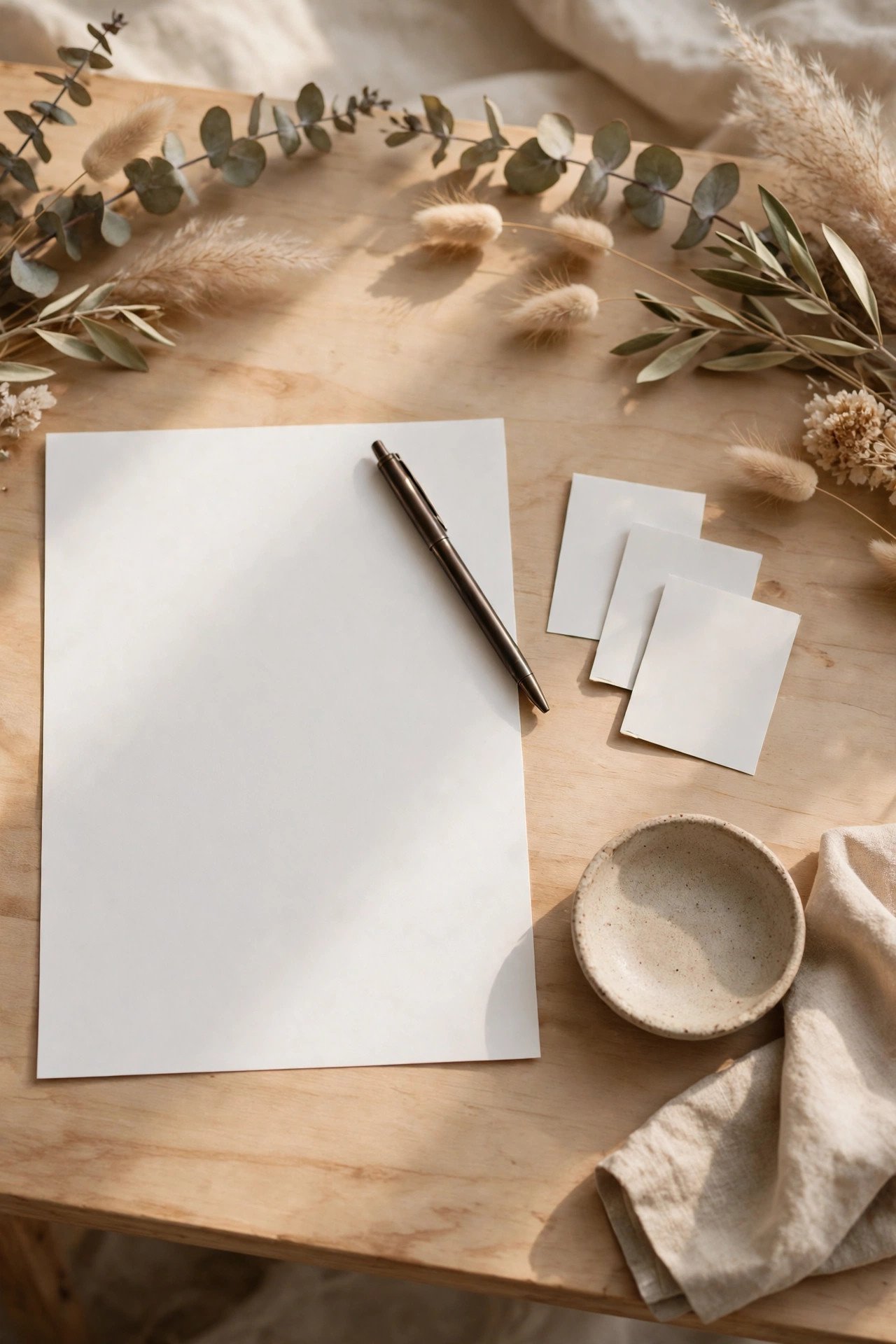 Wedding food tasting checklist item: the one-page tasting summary