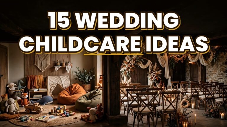 15 Wedding Childcare Ideas (2027)