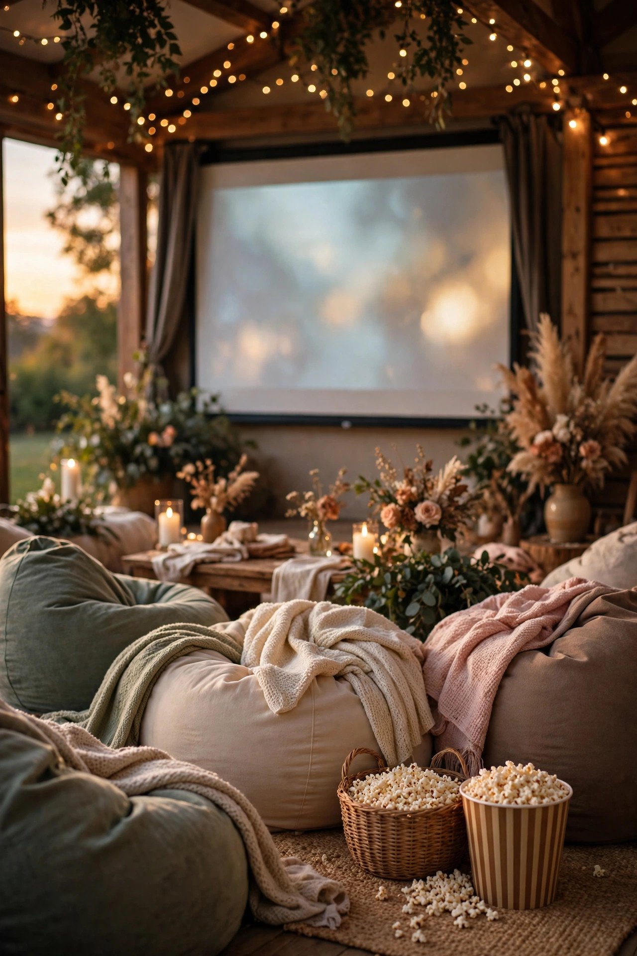 Kids activity for weddings: movie room wind-down