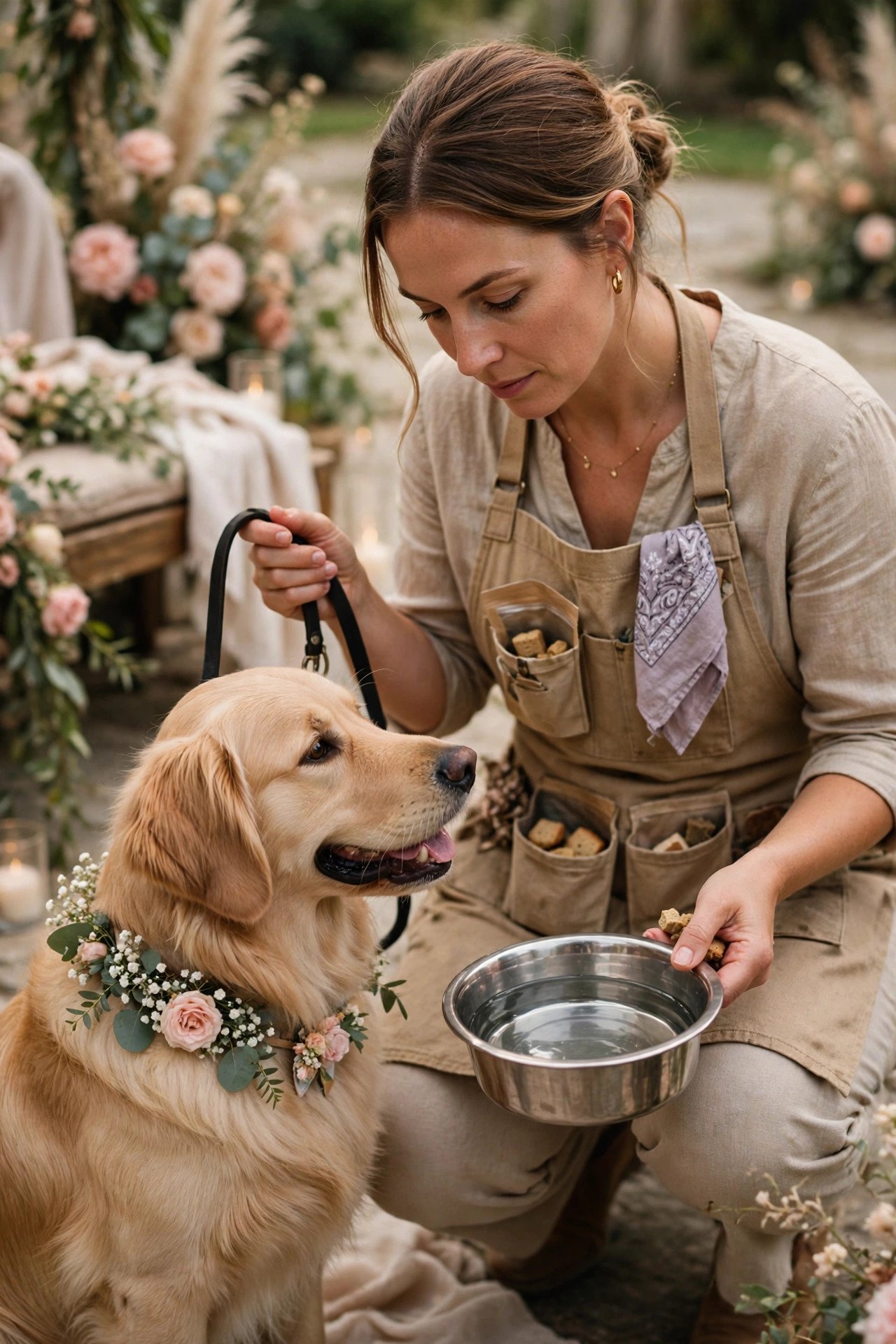 What a Wedding Pet Attendant Actually Does — hiring and working with a wedding pet attendant in 2027