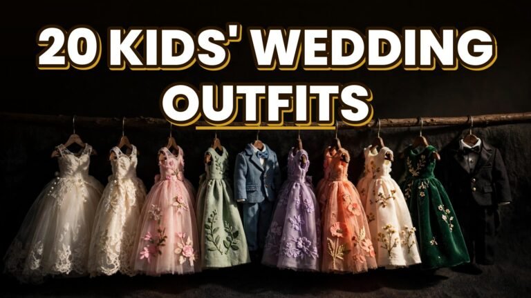 20 Kids’ Wedding Outfits (2027)