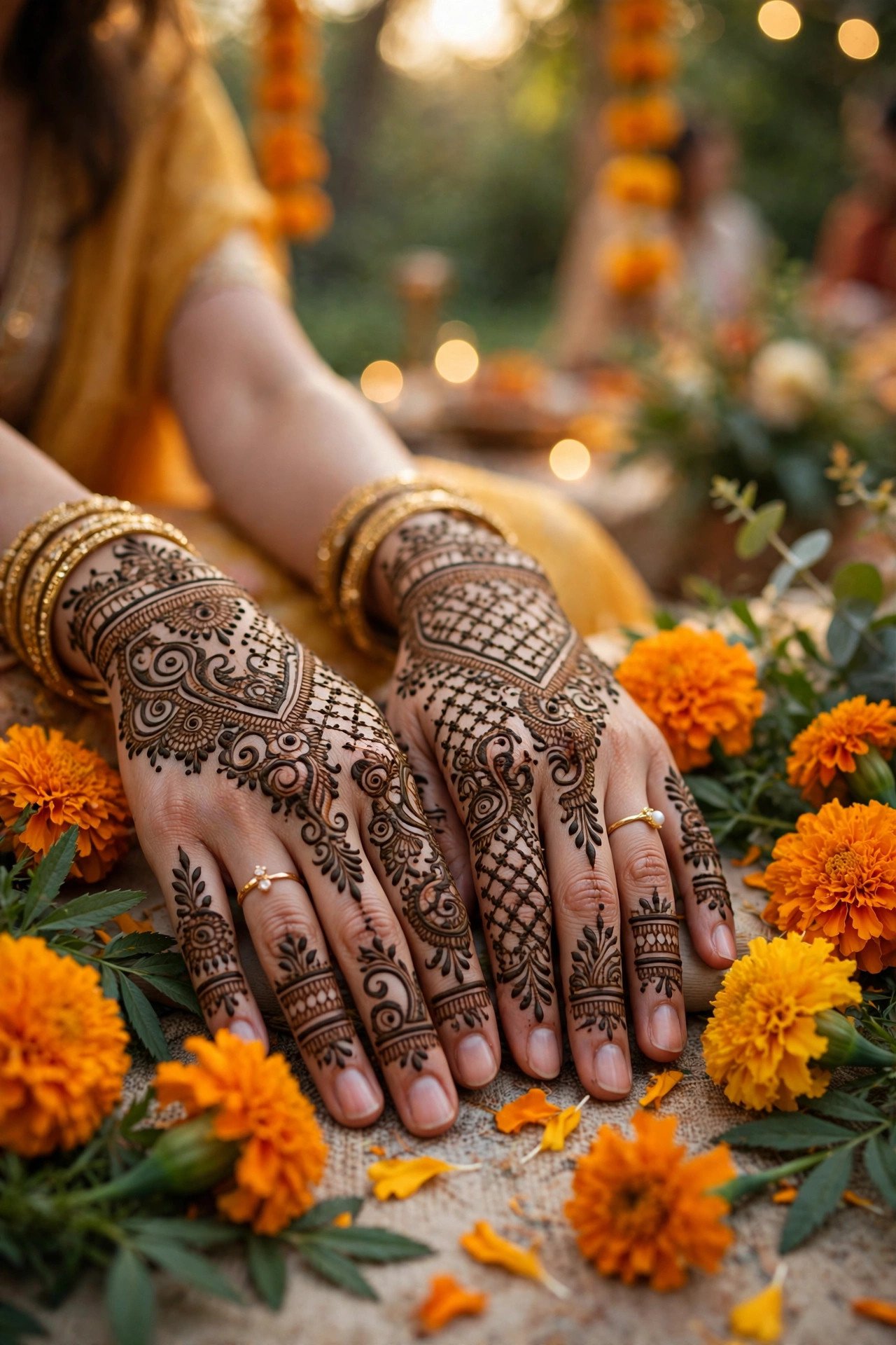 Mehndi: The Celebration Before — Hindu wedding ceremony moment