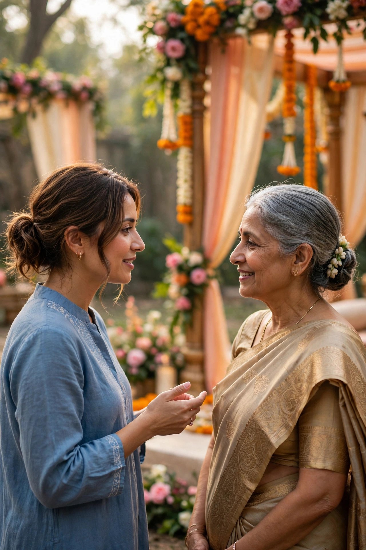 Asking Questions Respectfully — Hindu wedding ceremony moment