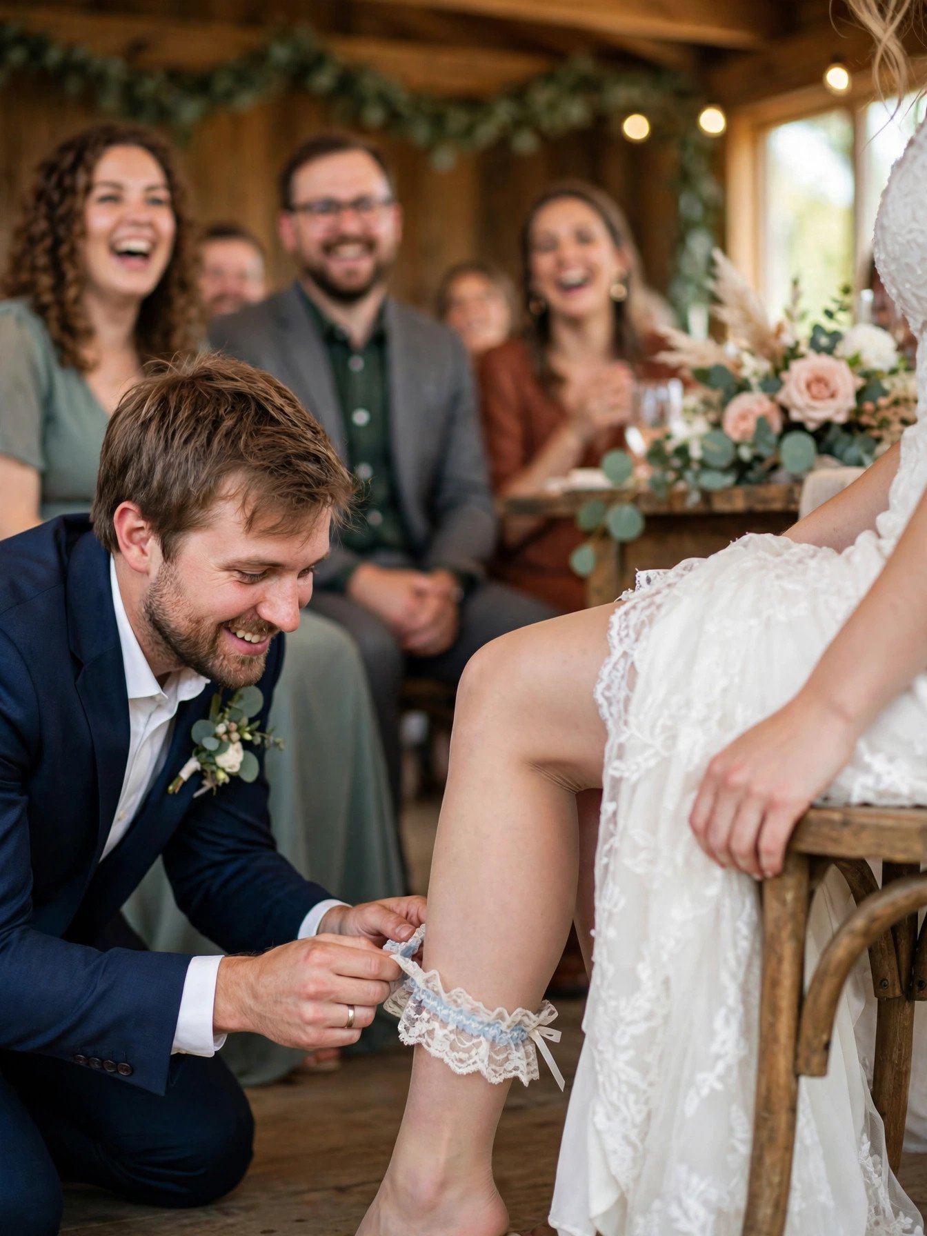 The Garter Toss — American wedding tradition explained