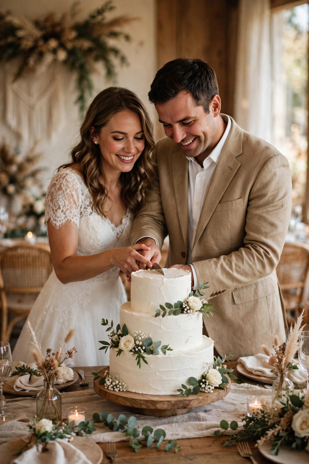 Cutting the Cake Together — American wedding tradition explained