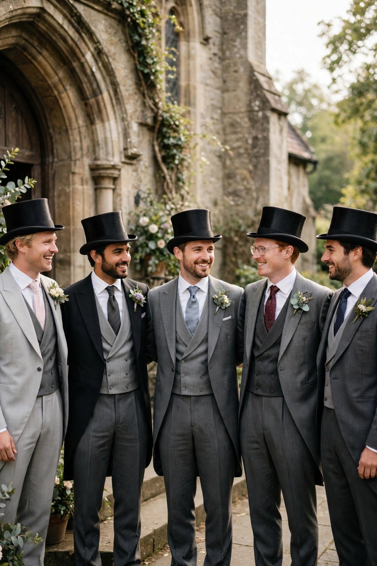 Morning Suits and Top Hats — British wedding tradition