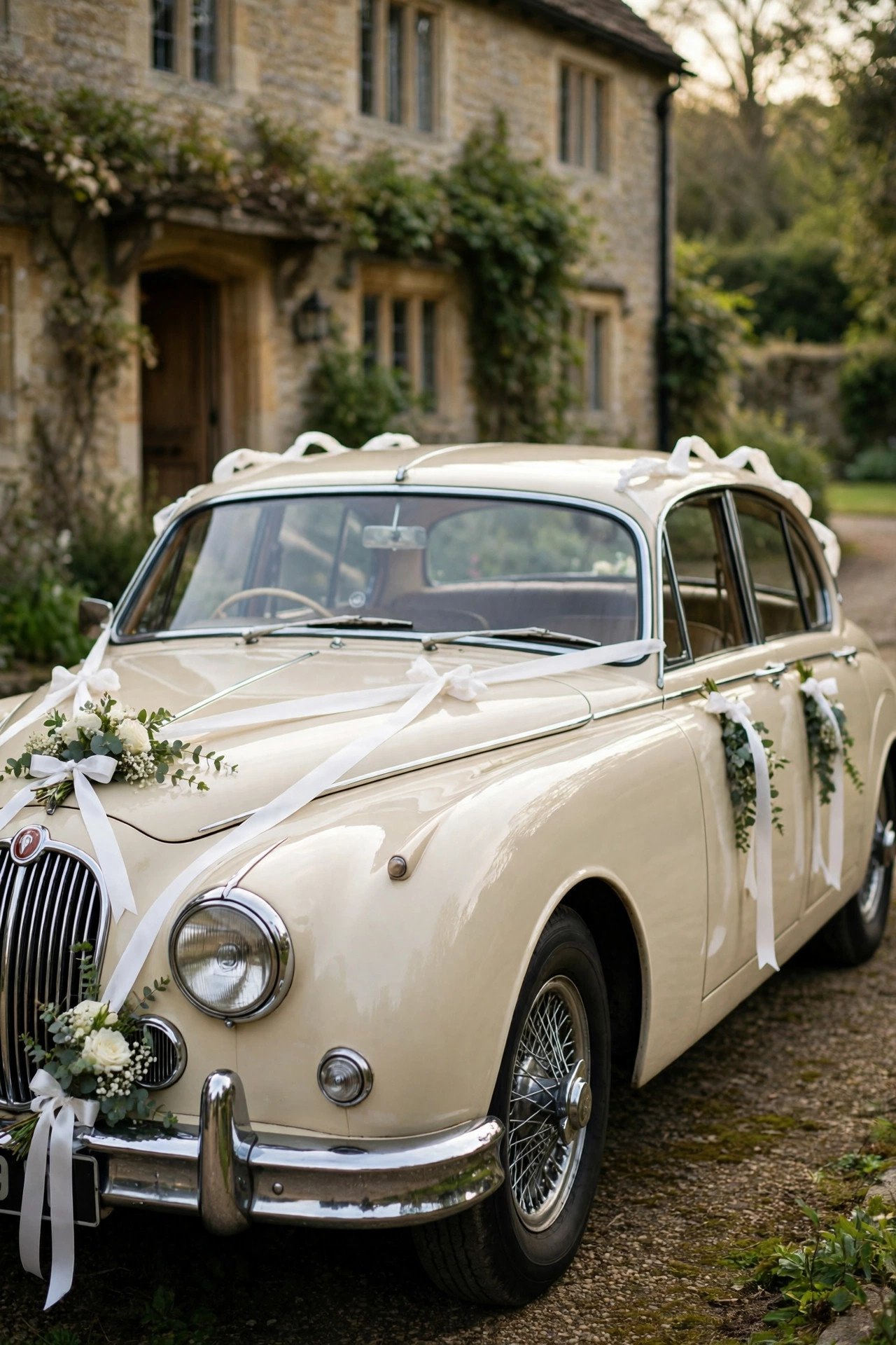Wedding Cars and Ribbons — British wedding tradition