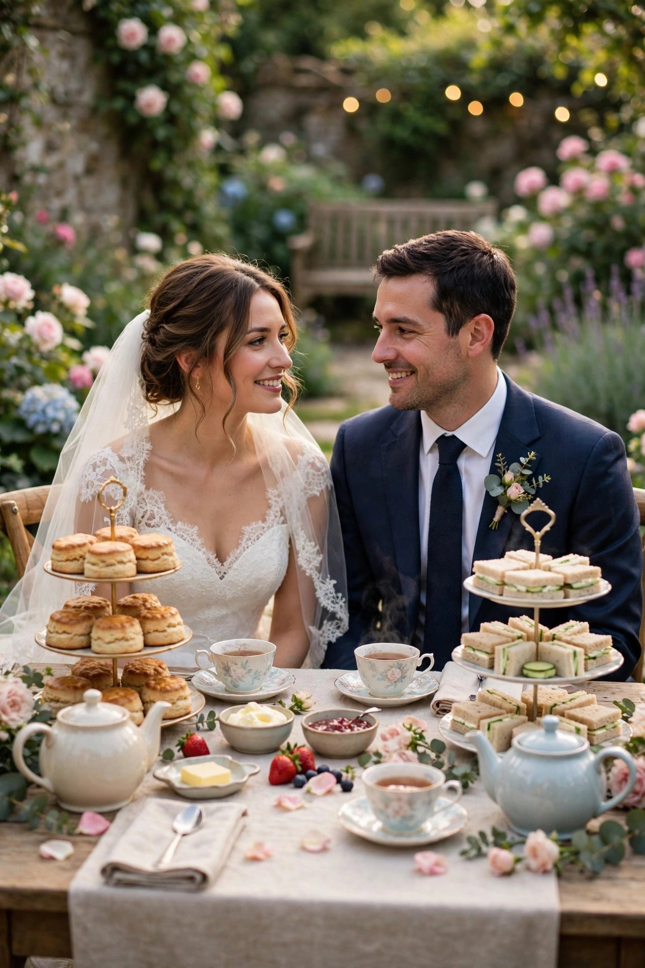 Afternoon Tea Touches — British wedding tradition