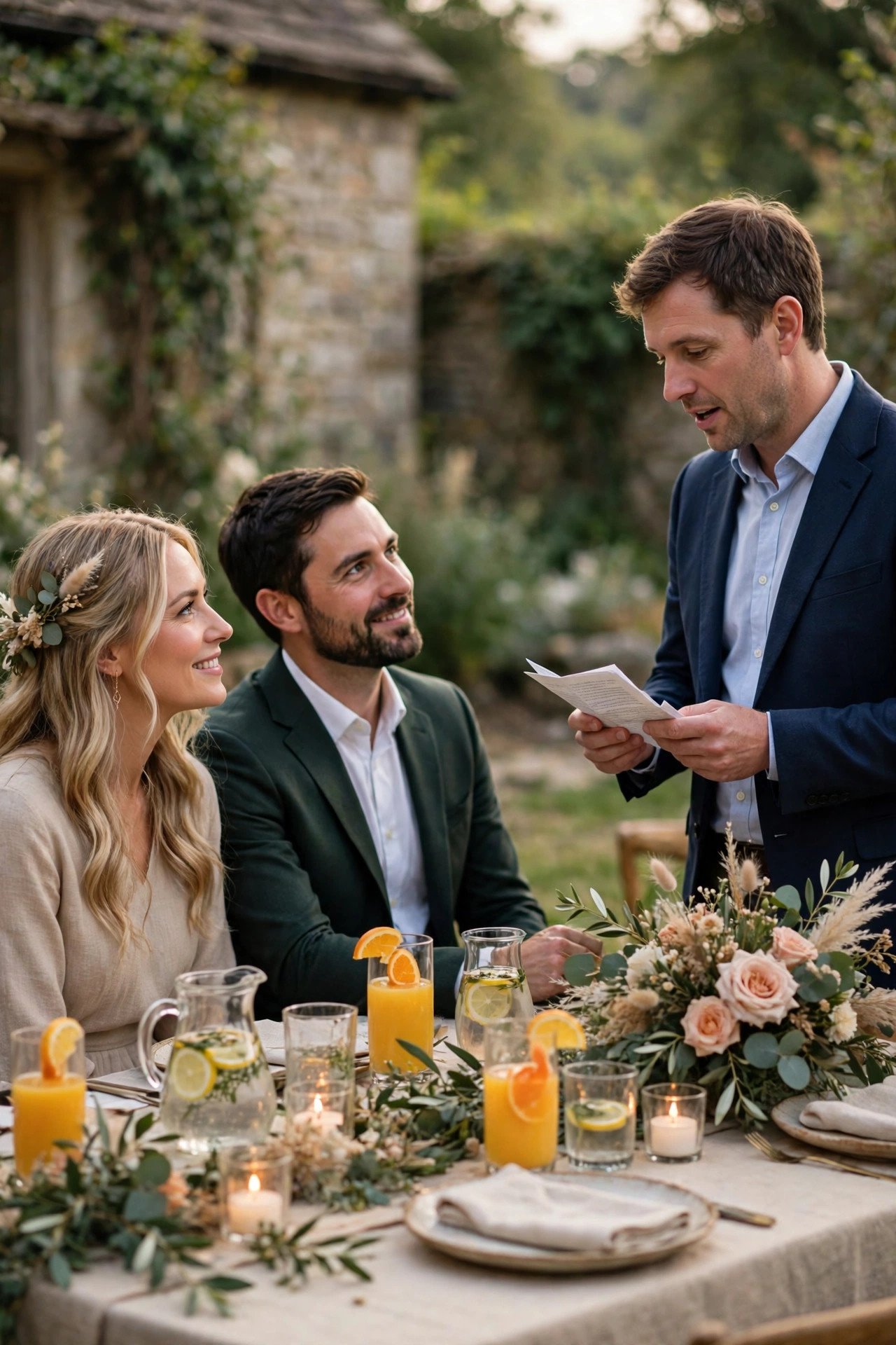 Speeches Before or After the Meal? — British wedding tradition